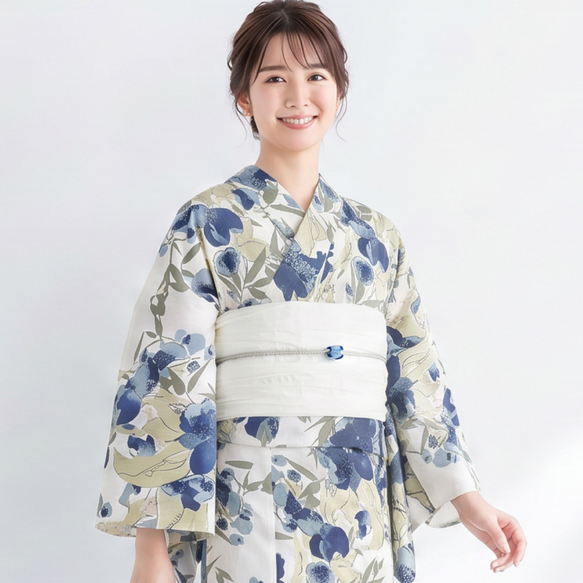簡単着付け セパレート浴衣 浴衣 レディース 浴衣セット 帯 下駄 伊達締め セパレート 二部式 ゆかた 女性 大人 フリー floro 2026 140 150 160 お祭り 創美苑 | SOUBIEN | 09