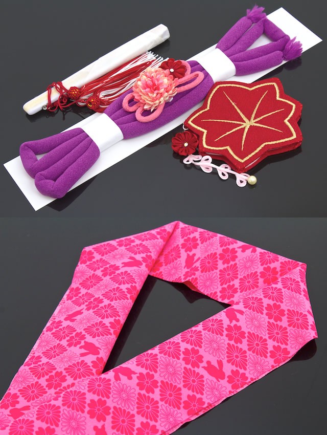 SOUBIEN（創美苑） 筥迫(はこせこ)7点セット（半襟・帯揚げ・帯締め