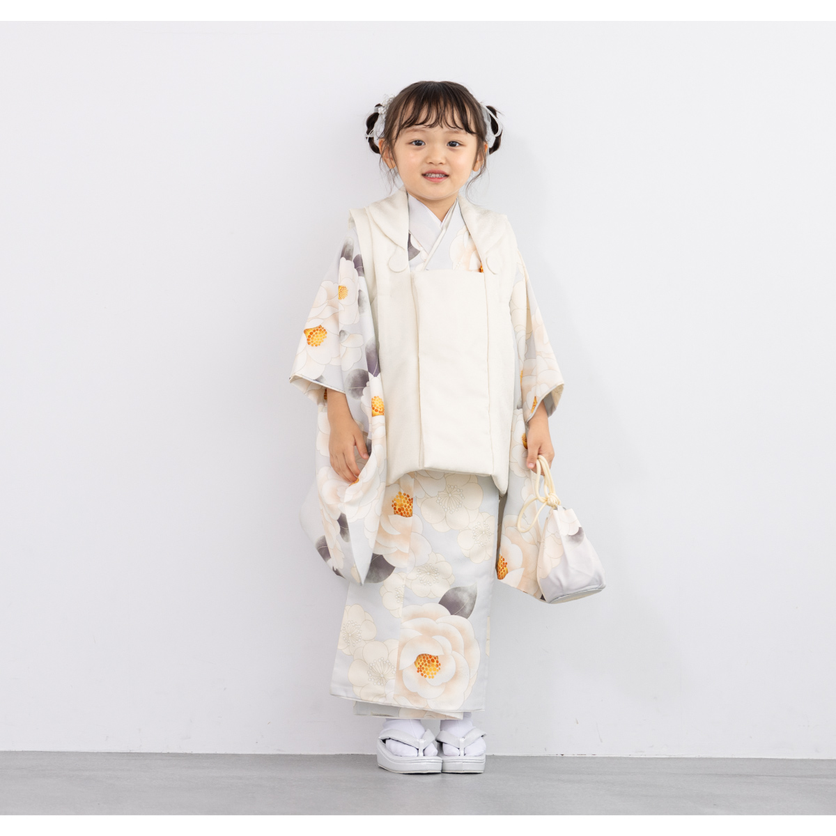 SOUBIEN（創美苑） 七五三 着物 3歳 レトロ 被布 販売 女の子 三歳