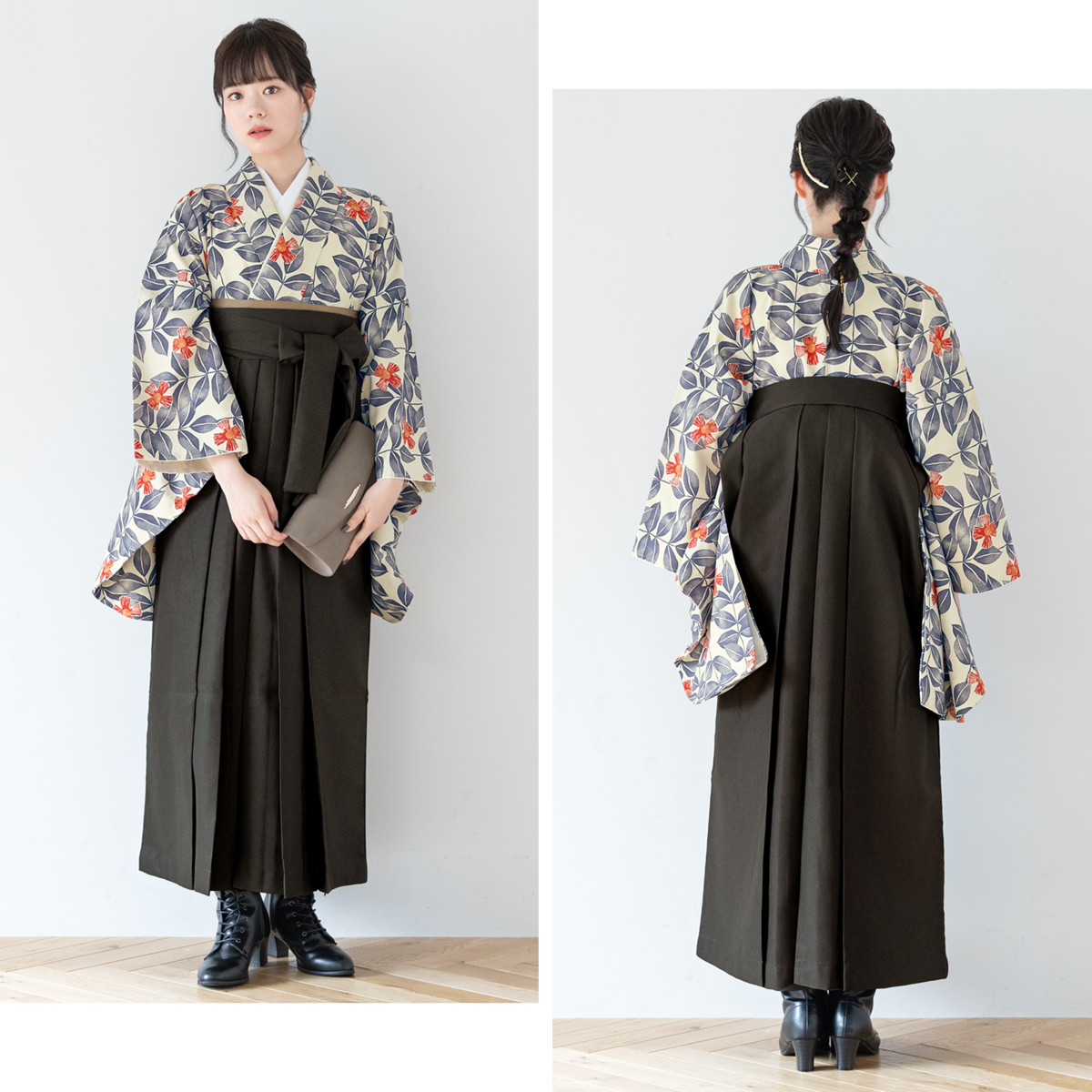 きの和装学苑　ほぼ新品！桜の長襦袢Ｍ きの和装学苑 ほぼ新品！桜の長襦袢M