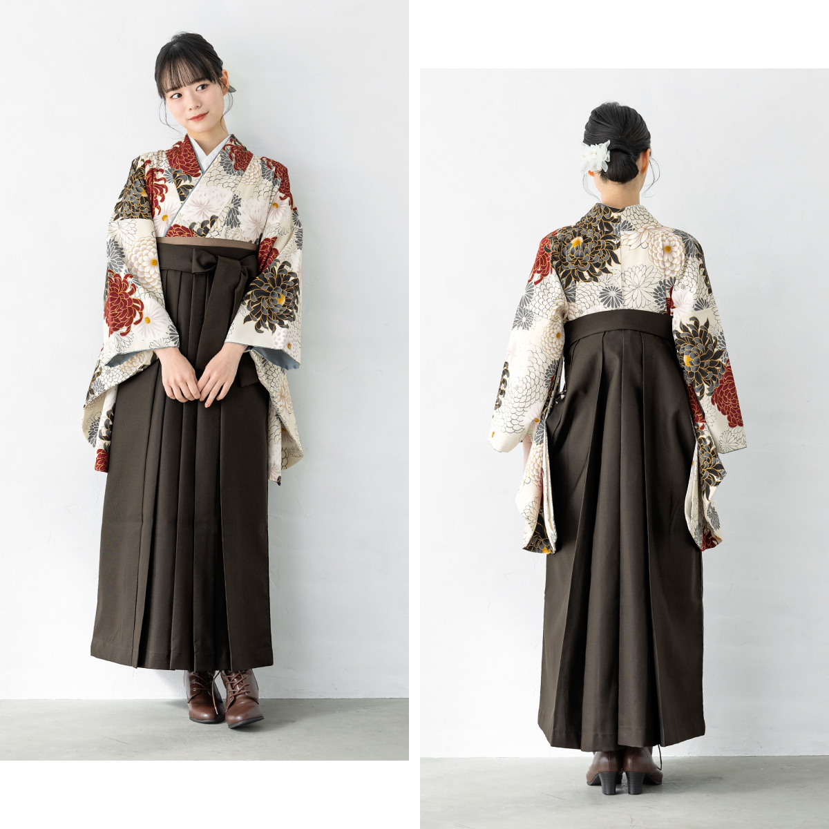 【緊急値下！】卒業式　袴　着物＋重ね衿の5点セット　小学生　女の子　美品 SOUBIEN（創美苑） 袴セット 卒業式 大学生 小学生 レディース 女の子