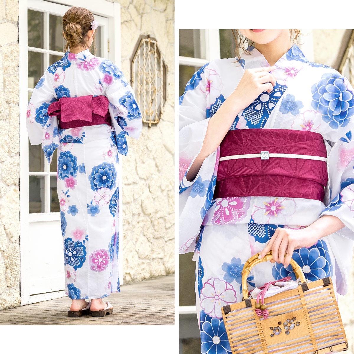 Soubien 浴衣 SOUBIEN｜浴衣2点セット レディース(浴衣+帯) | Rakuten Fashion