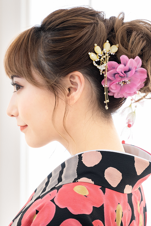 睡蓮 髪飾り 卒業式/成人式 /結婚式 振袖 袴 成人式 結婚式 3000円以下多数】胡蝶蘭 鶴水引 髪飾り マム 卒業