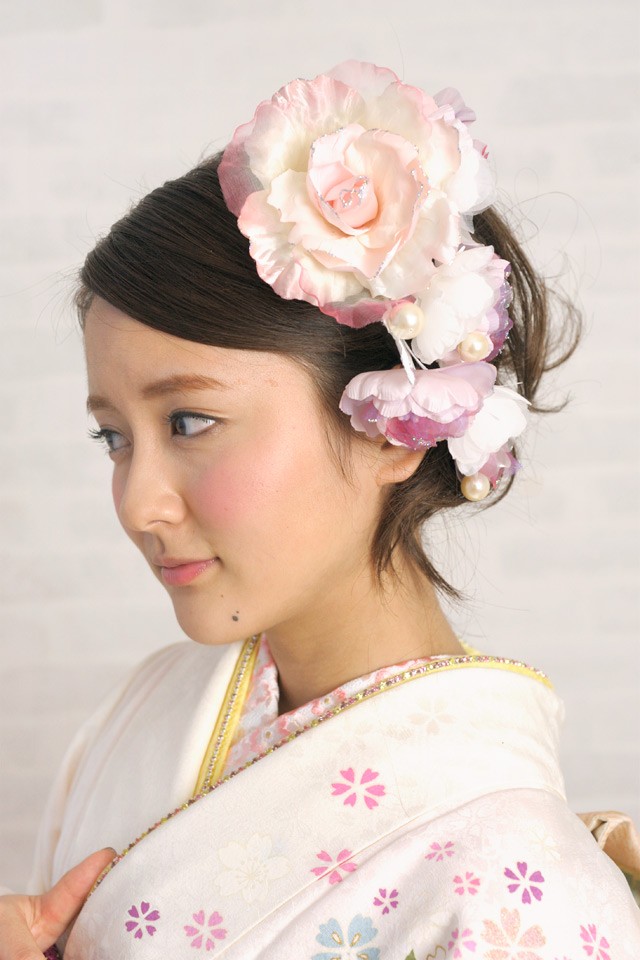 SOUBIEN（創美苑） 髪飾り 成人式 花 ピンク 振袖 卒業式 袴 結婚式