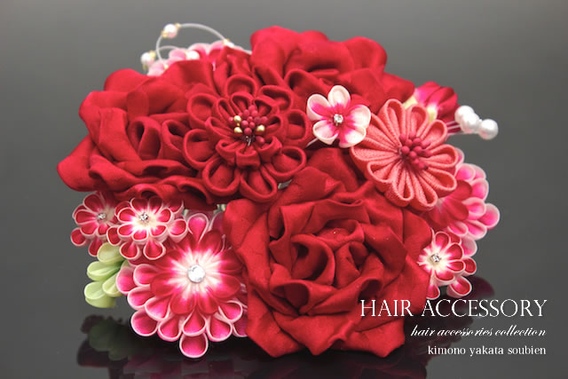 髪飾り 赤薔薇 結婚式 成人式 美女と野獣 パール ヘアアクセサリー 髪飾り 赤薔薇 結婚式 成人式 美女と野獣 ダイヤ 宝石 ヘア