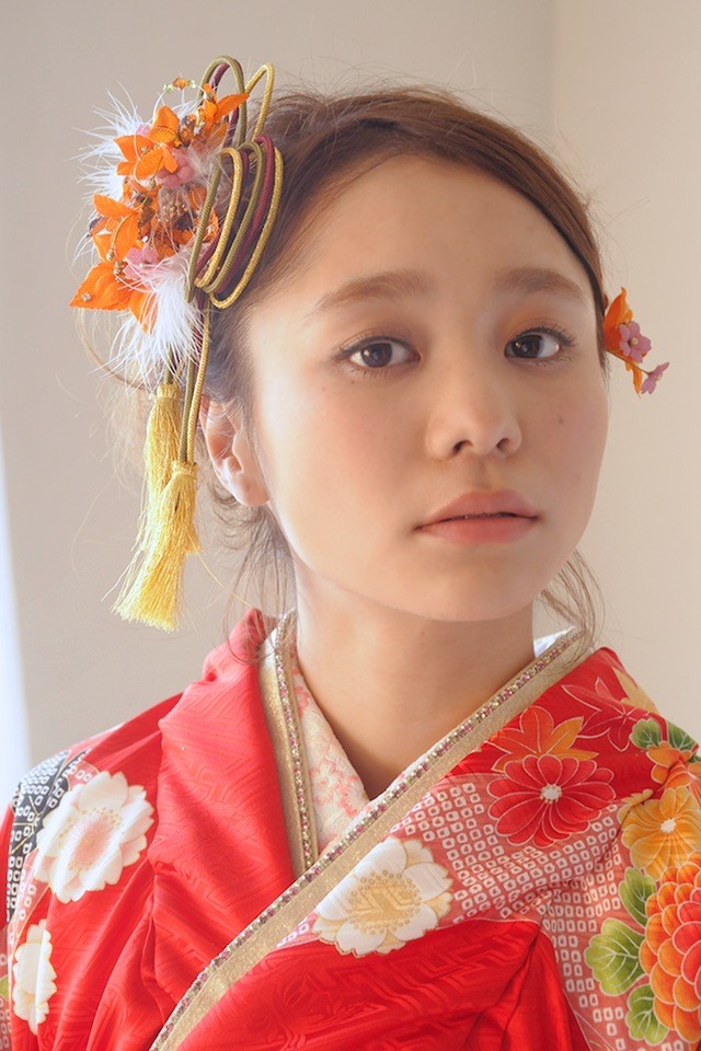 成人式着物一式　　ファー付、フルセット　髪飾り付 楽天市場】＼流行のバイカラー♪／ショール 成人式 振袖