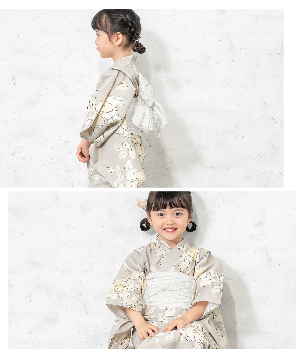 SOUBIEN 浴衣 子供 女の子 セット 2点セット キッズ 女児