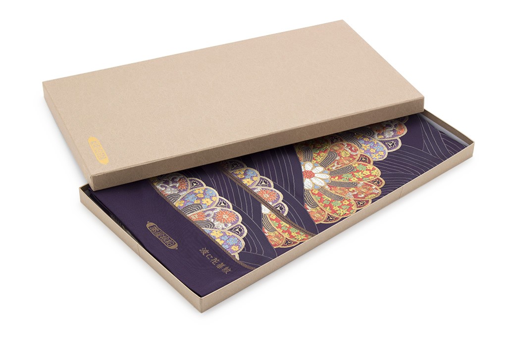 専用　お仕立て代込価格【帯屋捨松謹製】 夏袋帯 六通 二重蔓牡丹文 新品 専用 お仕立て代込価格【帯屋捨松謹製】 夏袋帯 六通 二重蔓牡丹