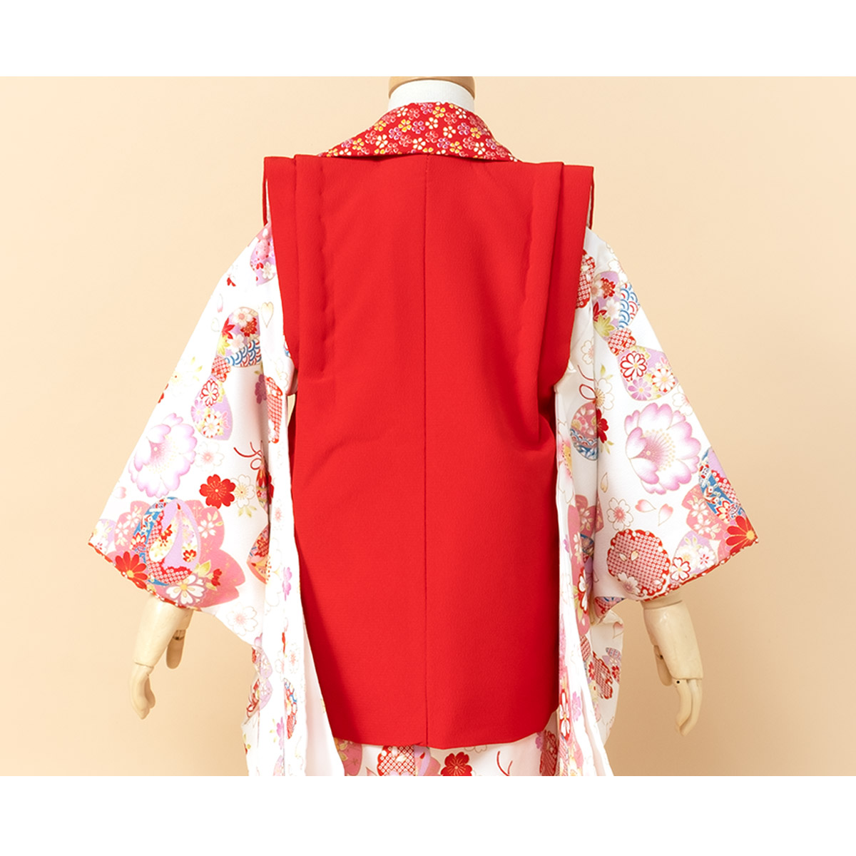 SOUBIEN（創美苑） レンタル 七五三 女の子 3歳 着物 被布 フルセット