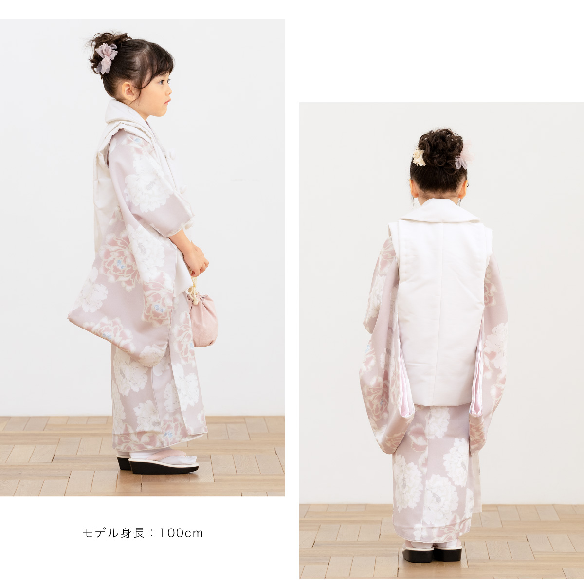 七五三 着物 3歳 購入 フルセット レトロ ブランド 被布セット