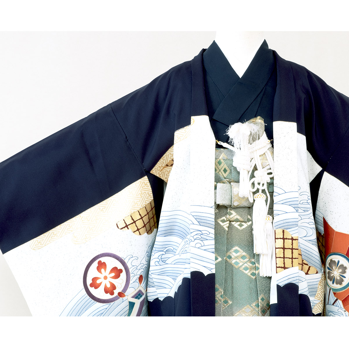 SOUBIEN（創美苑） 七五三 着物 レンタル 3歳 男の子 フルセット 袴