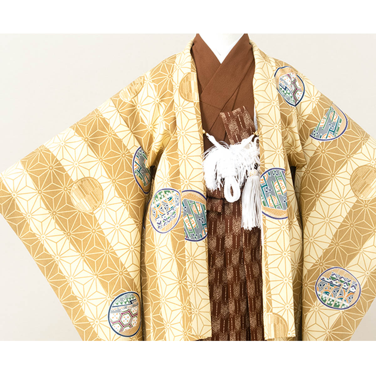 SOUBIEN（創美苑） 七五三 着物 レンタル 3歳 男の子 フルセット 袴