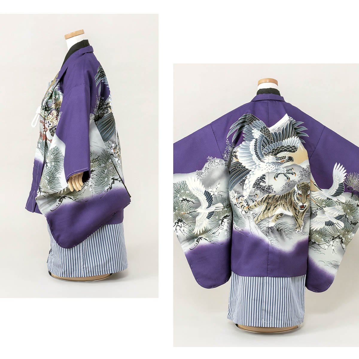 SOUBIEN（創美苑） 七五三 着物 レンタル 5歳 男の子 フルセット 袴