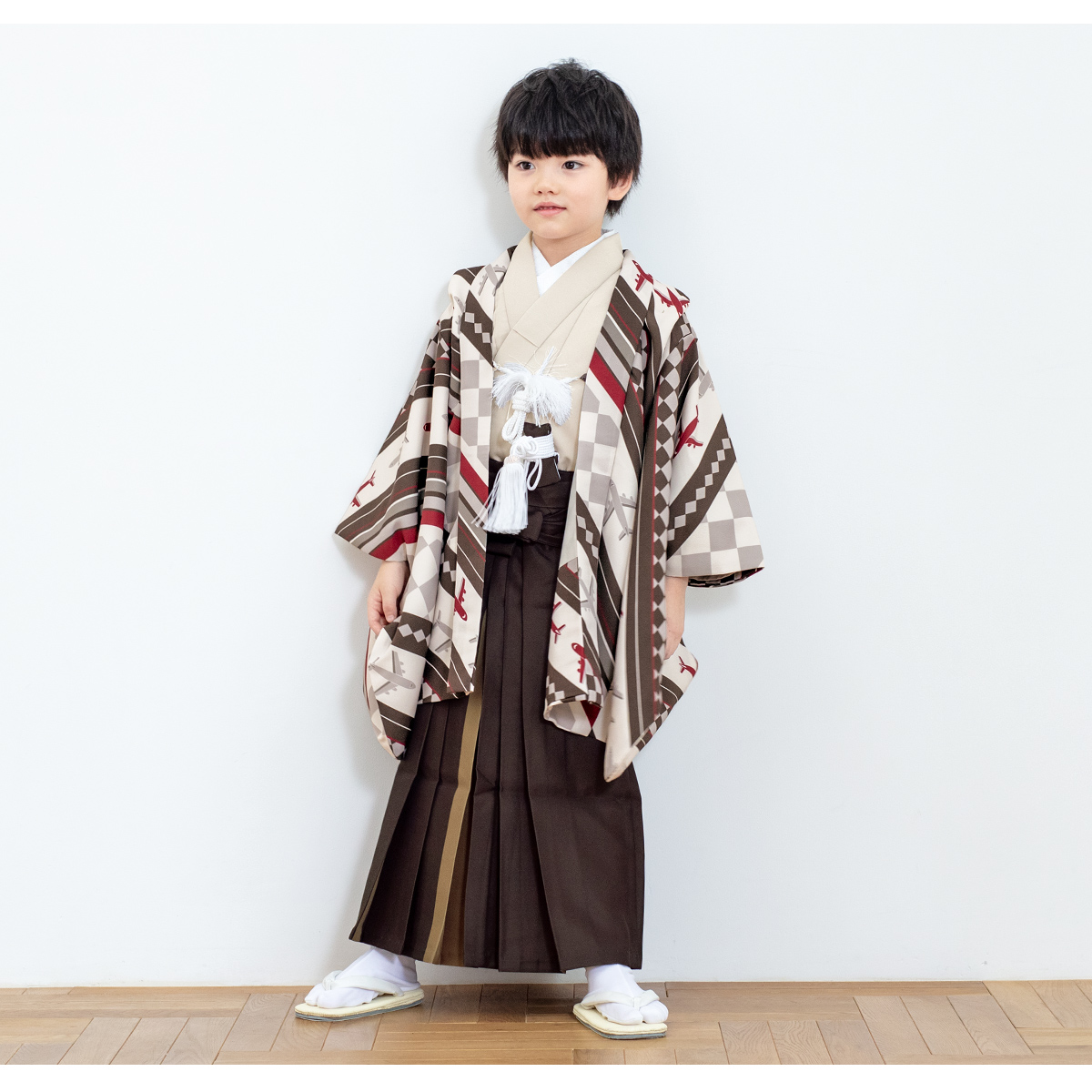 SOUBIEN（創美苑） レンタル 七五三 着物 男の子 5歳 羽織袴 袴セット
