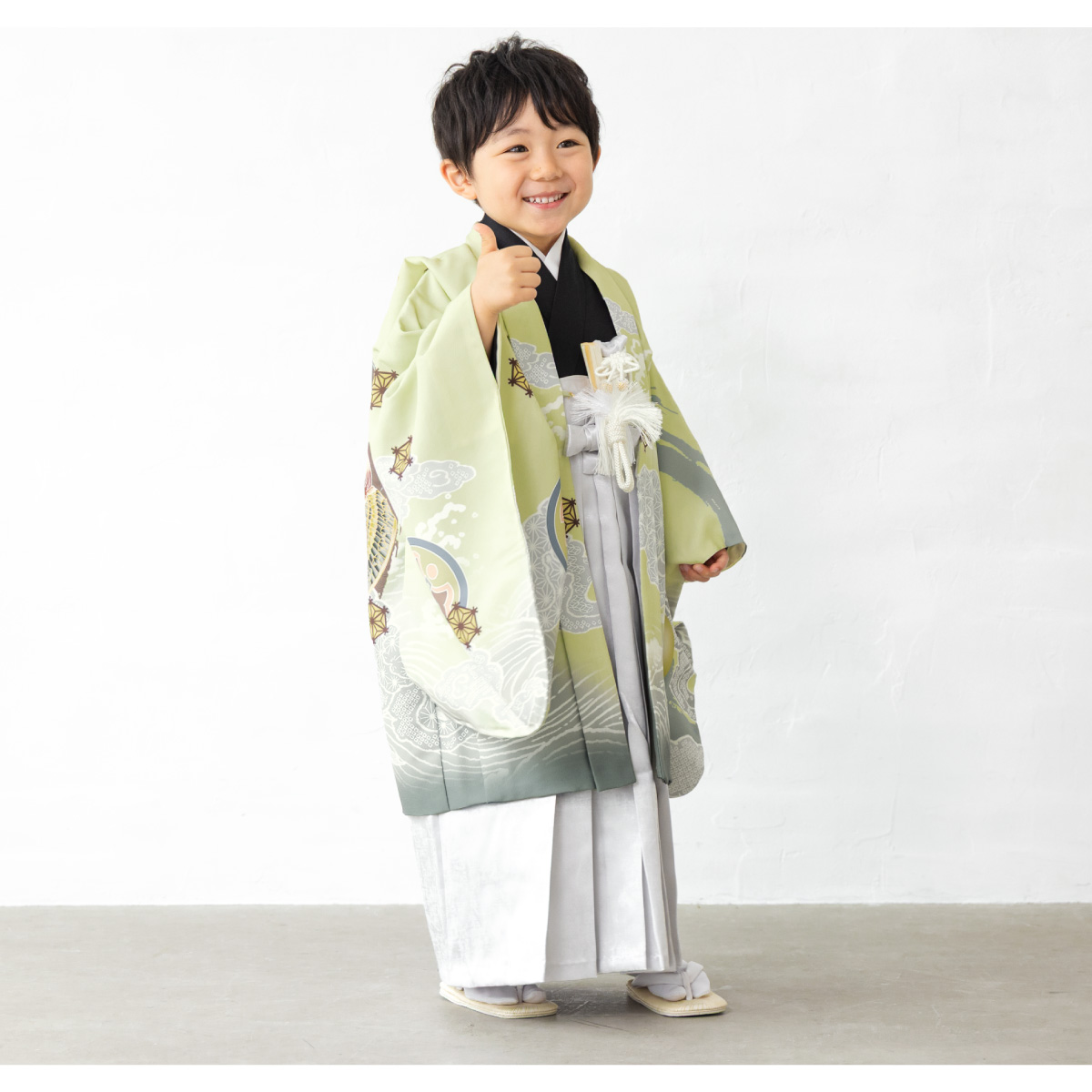 SOUBIEN（創美苑） 七五三 フルセット レンタル 5歳 着物 羽織 男の子