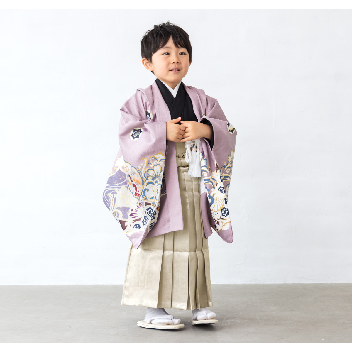 SOUBIEN（創美苑） 七五三 フルセット レンタル 5歳 着物 羽織 男の子