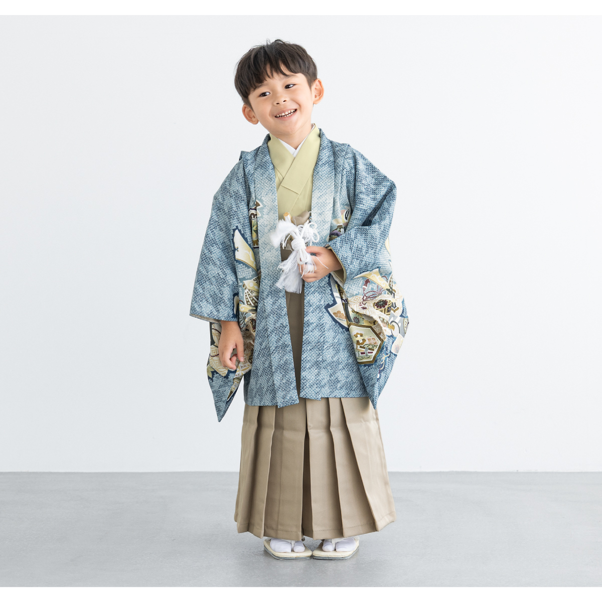 SOUBIEN（創美苑） レンタル 七五三 着物 男の子 5歳 袴セット フル