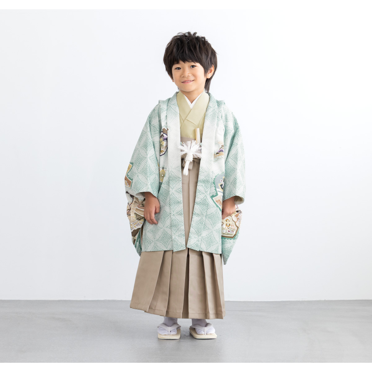 SOUBIEN（創美苑） レンタル 七五三 着物 男の子 5歳 袴セット フル