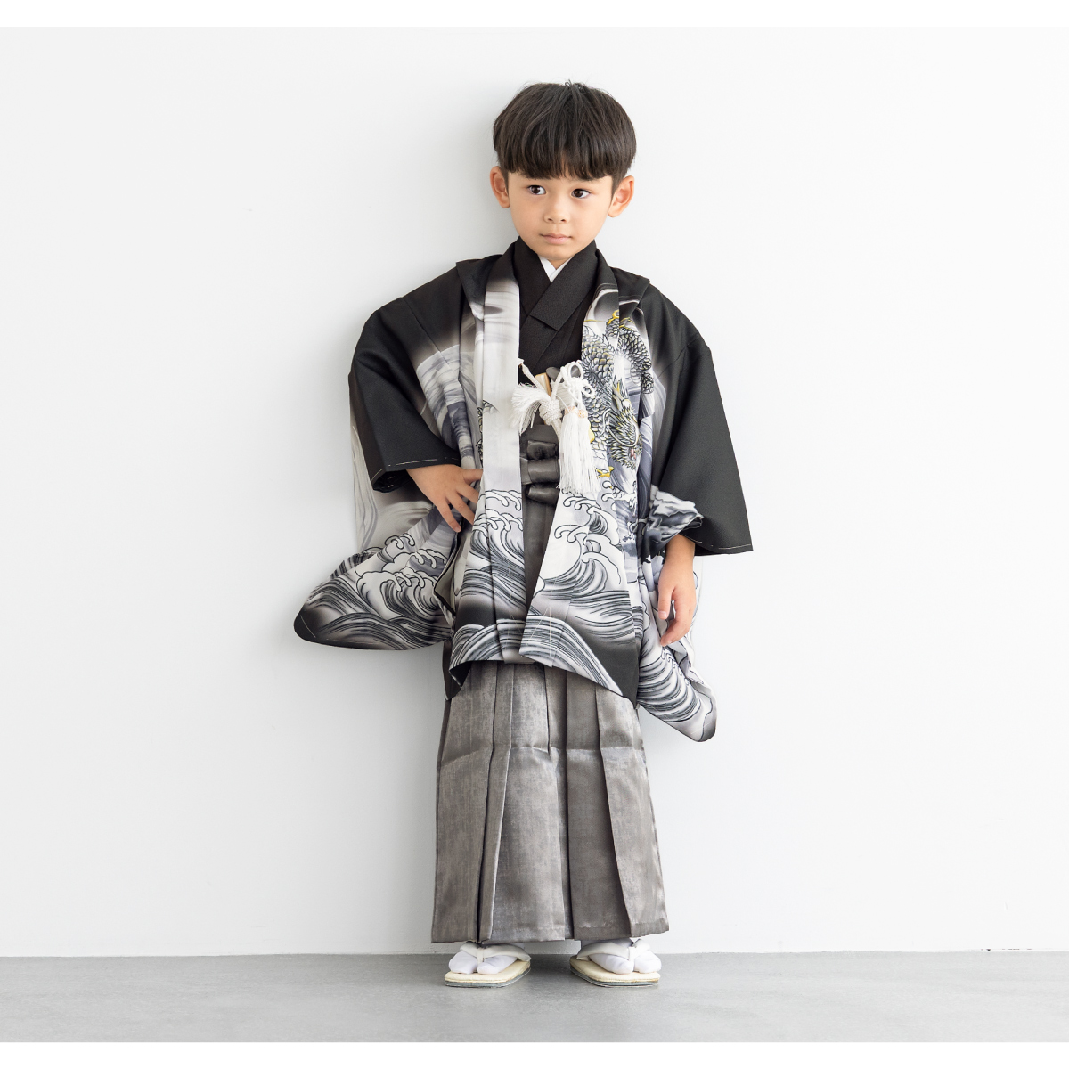 SOUBIEN（創美苑） レンタル 七五三 着物 男の子 5歳 袴セット フル