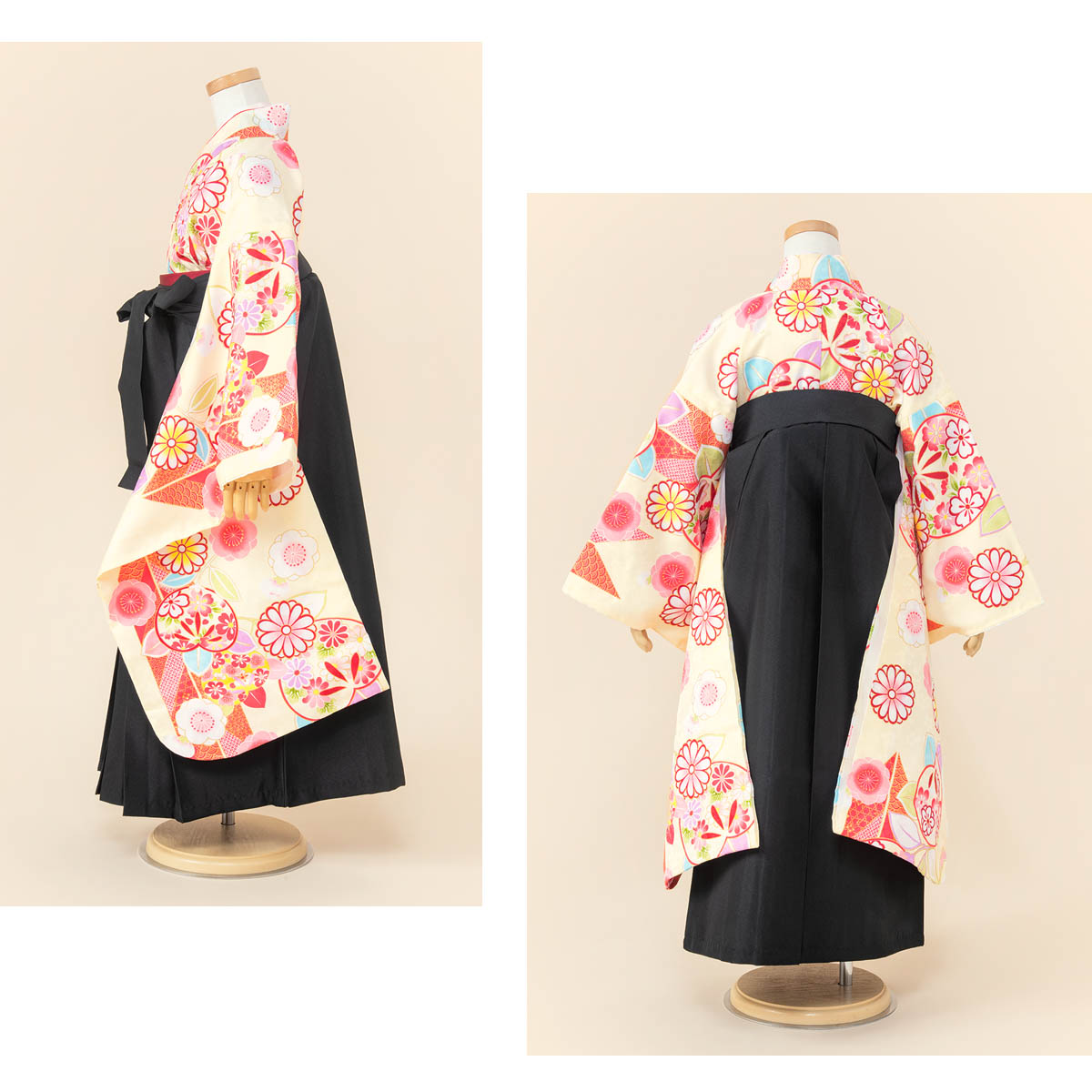 SOUBIEN（創美苑） 卒園式 子供 袴 女の子 レンタル 七五三 7歳 着物