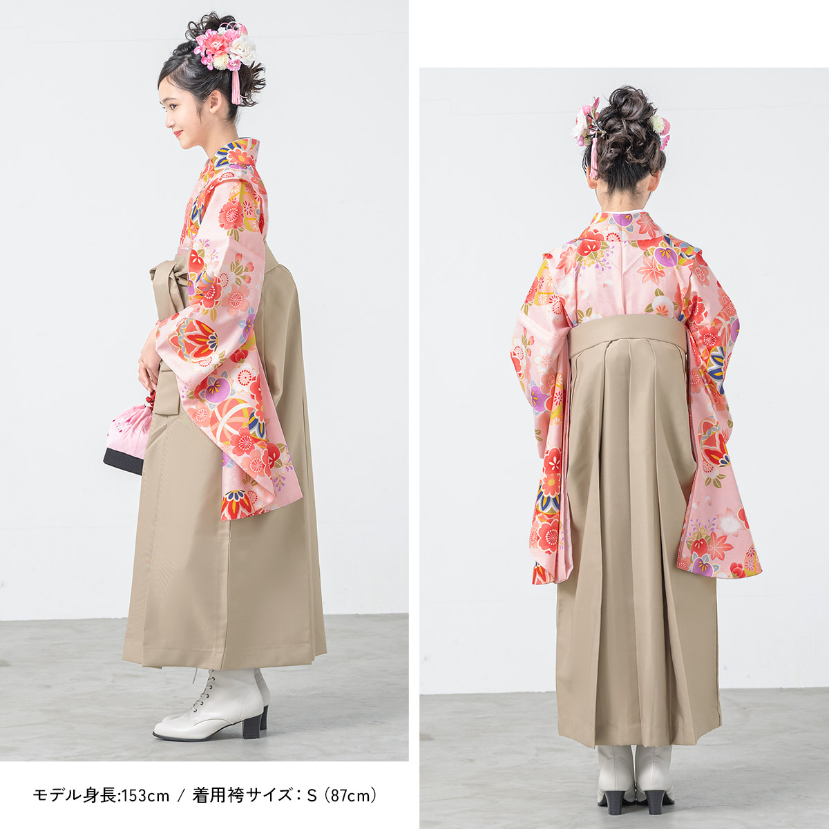 【じょさ】ベビー袴 ハンドメイド リボンクラウンセット さくら×生成り 即納】ベビー袴 リボンクラウンセット サクラ×生成り - メルカリ