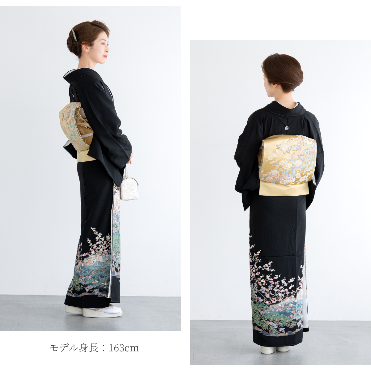 SOUBIEN（創美苑） 黒留袖 レンタル フルセット 結婚式 着物 黒 袷