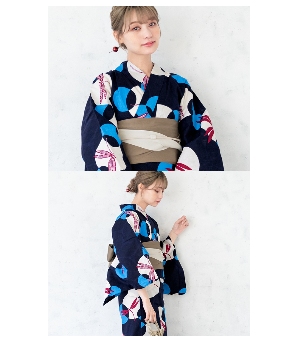 SOUBIEN（創美苑） 浴衣 セット レディース 浴衣セット 半幅帯 大人 3
