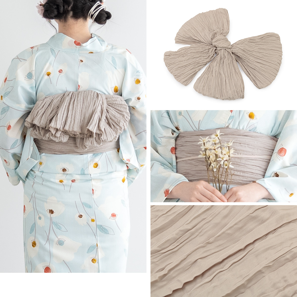 SOUBIEN（創美苑） 浴衣 セット レディース 浴衣セット 兵児帯 大人 3