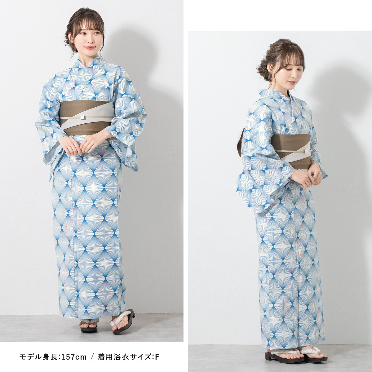 bonheur saisons（ボヌールセゾン） 浴衣 レディース セット 浴衣