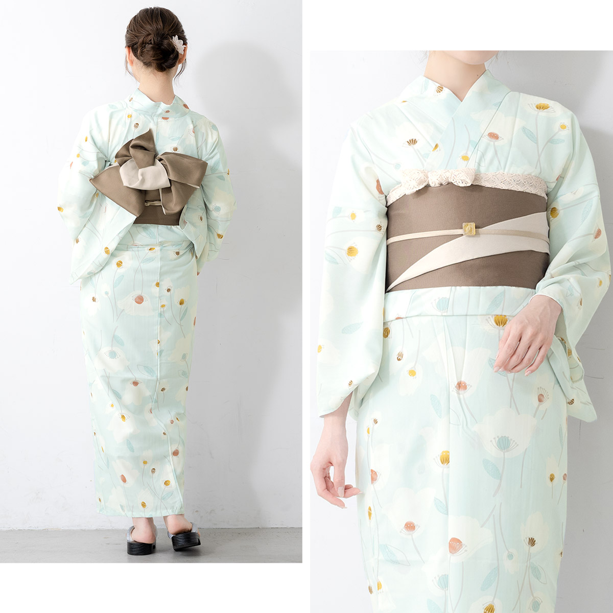 SOUBIEN（創美苑） 浴衣 レディース セット 浴衣セット 半幅帯 大人 3