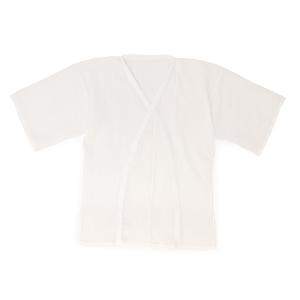 肌襦袢 男性 メンズ 肌着 夏 通年 日本製 白 本麻 ジョーゼット 筒袖 手もみ楊柳 吸汗 衿 和...