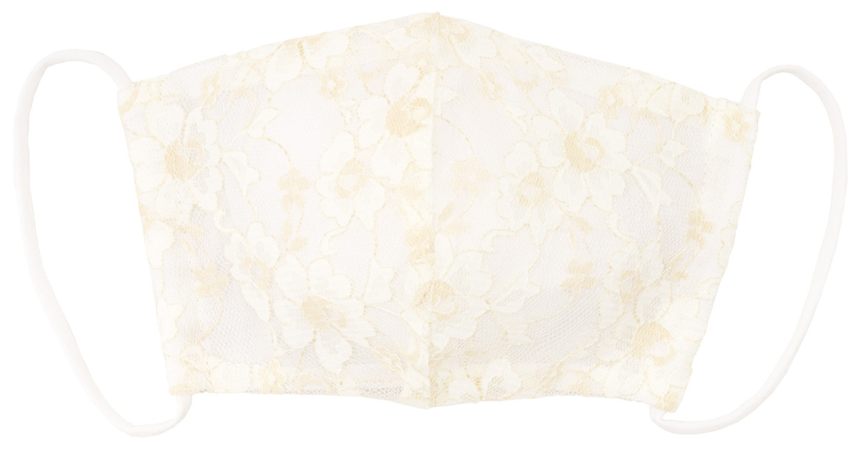 SOUBIEN（創美苑） マスク 夏用 冷感 レース 抗菌 洗える キシリトール