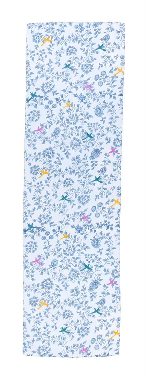新品 単衣 鳥獣戯画 着物 正絹 仕付け糸付“楽しいおもてなし”小紋 4246 新品 印伝 胡蝶蘭 鳥獣戯画 仕立て上がり ロング 仕付け糸付 長