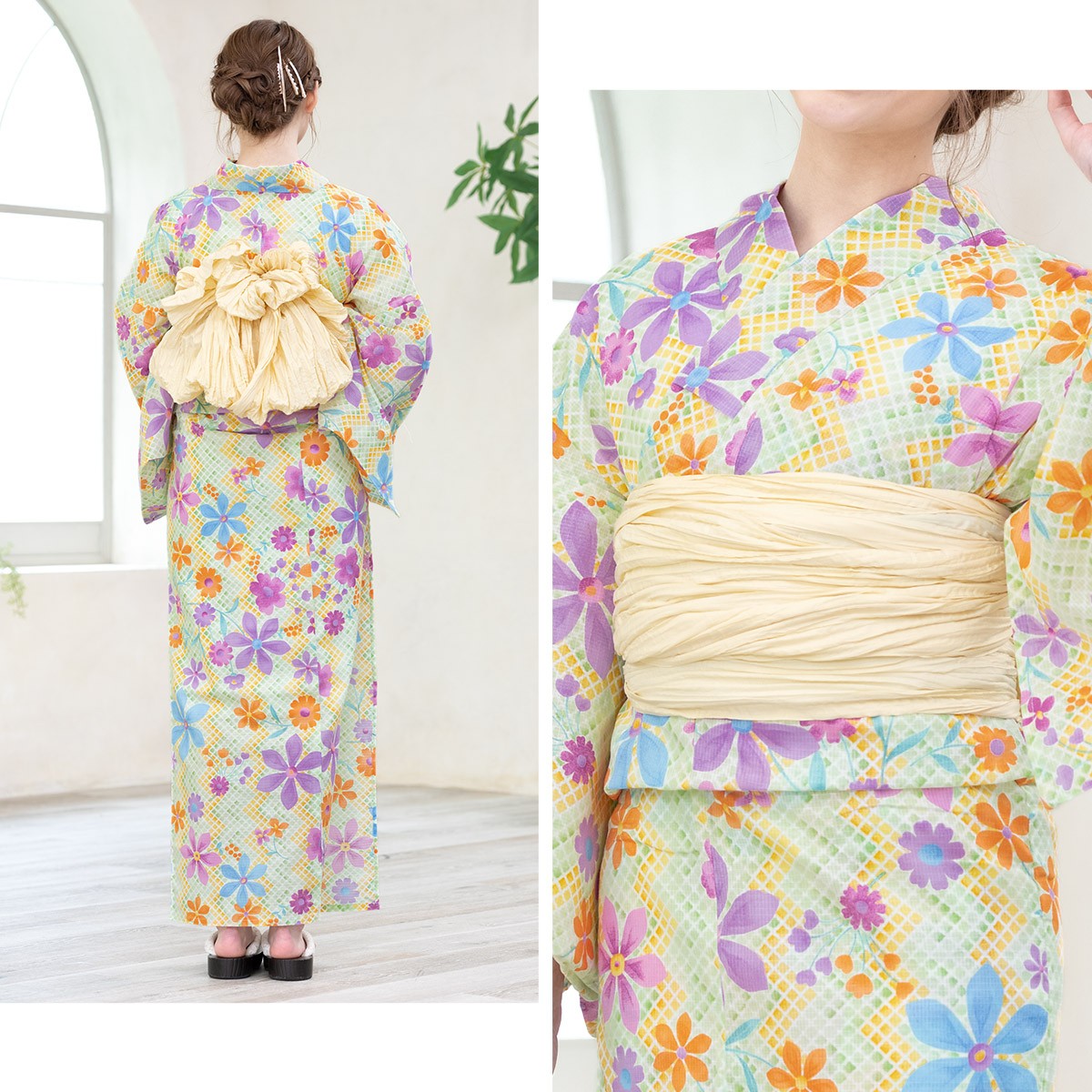 シネマティック 元鈴木さん 2way浴衣 黒 エコバッグになる兵児帯付き 受注販売】2Wayセパレート浴衣 | CINEMATIQ by Pinup Closet