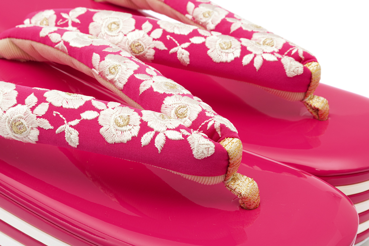 SOUBIEN（創美苑） 草履 成人式 レディース 厚底 振袖 fussa ピンク