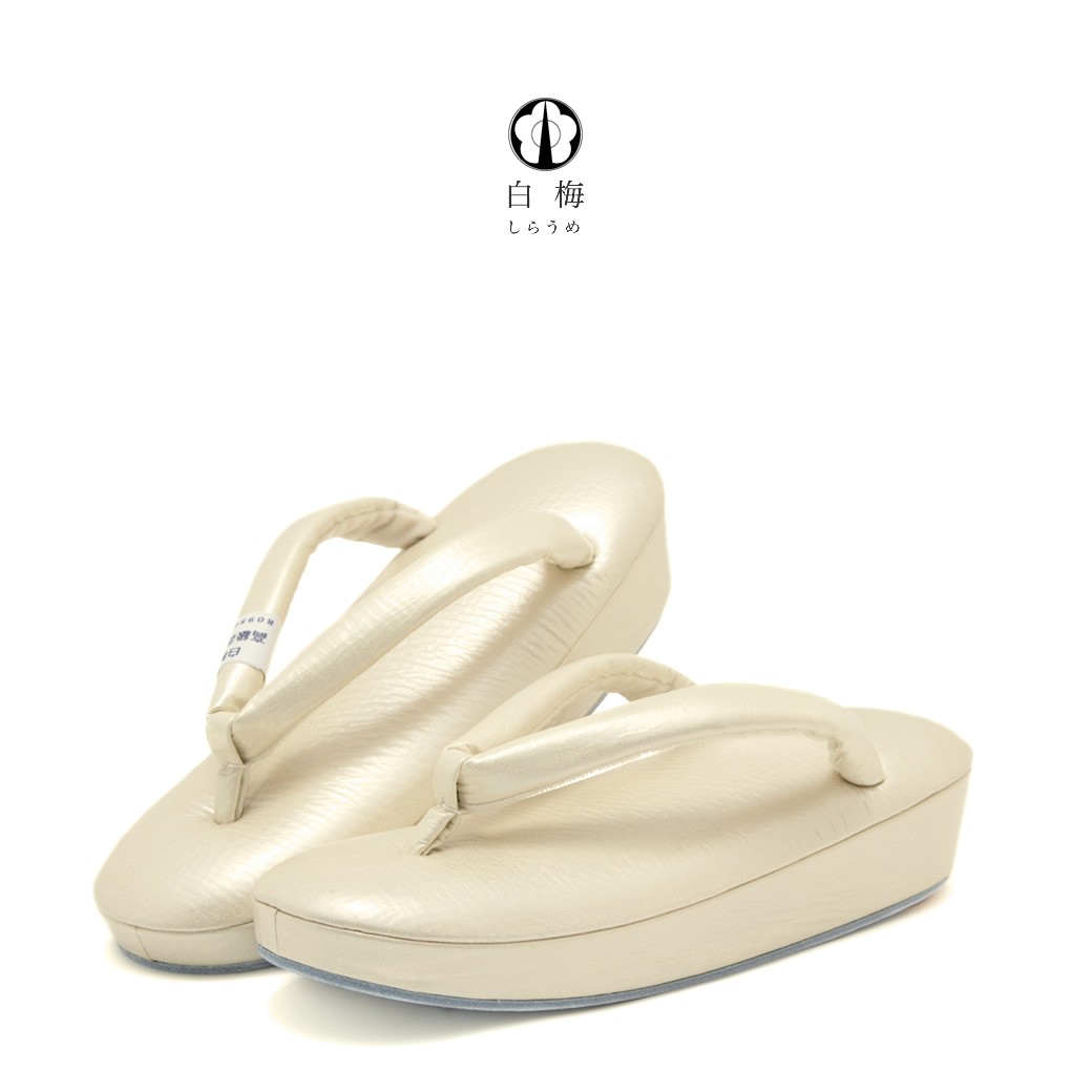 和装草履 クリーム色　新品　牛革 M 日本製 楽天市場】履物（ブランドクリーム）（和服｜レディースファッション