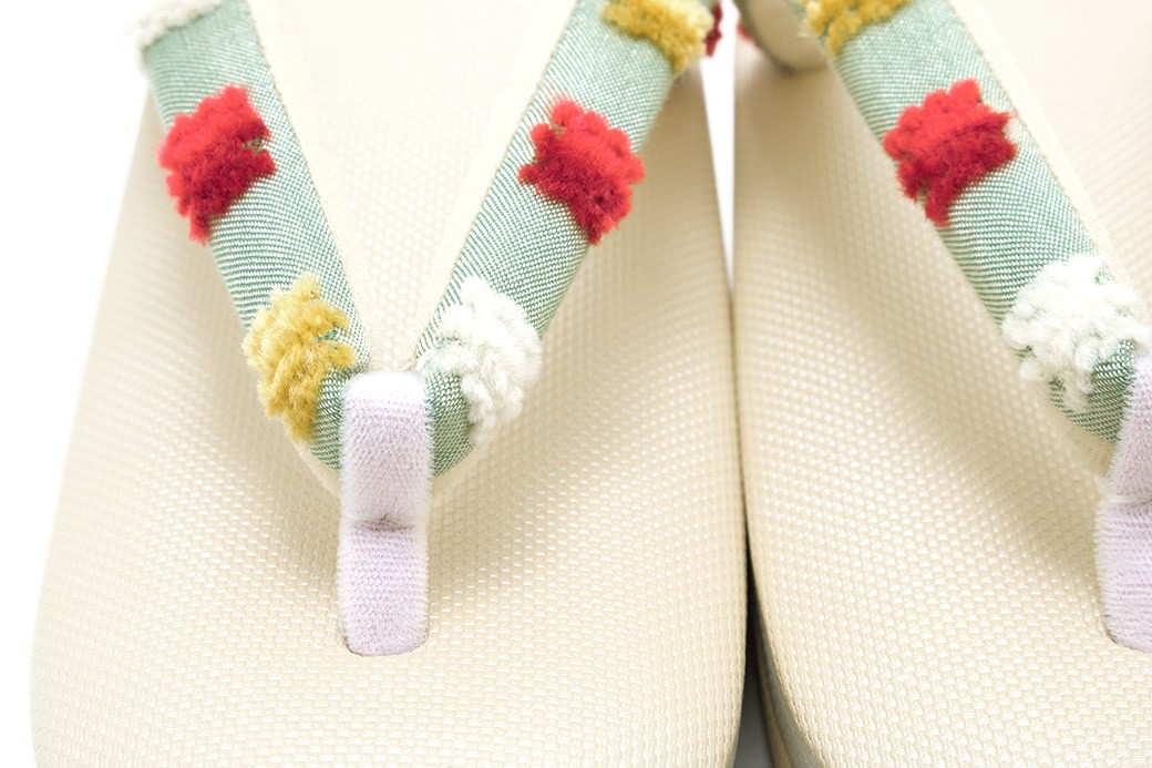 SOUBIEN（創美苑） 草履 レディース 女性 岩佐謹製 白茶色 ライト