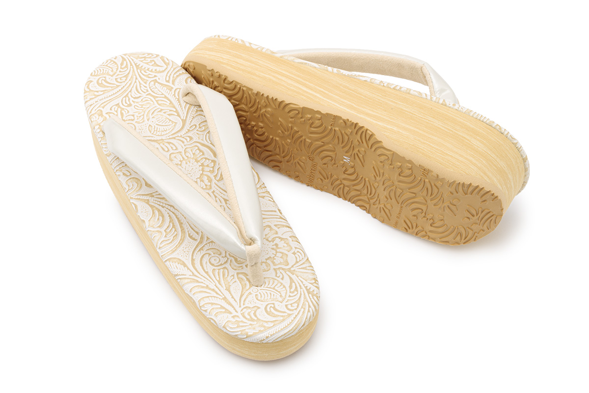 SOUBIEN（創美苑） カレンブロッソ 草履 l s m レディース カフェ