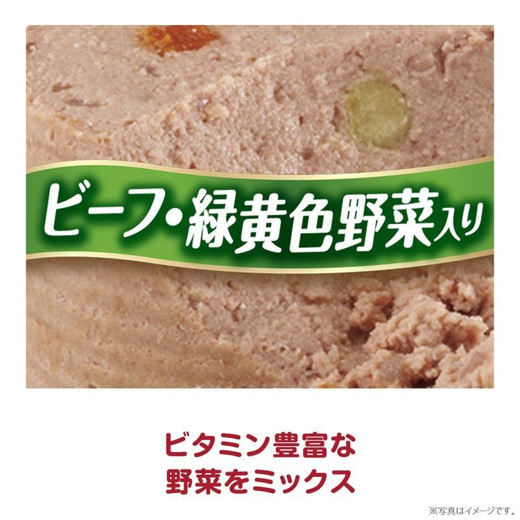 愛犬元気 缶 13歳以上用 ビーフ・緑黄色野菜入り ( 375g*24缶セット