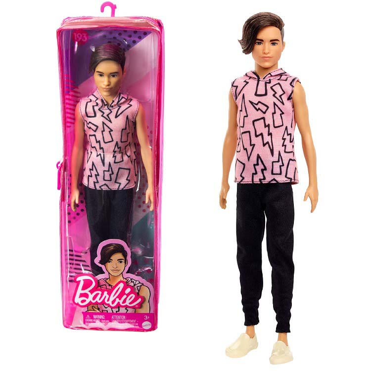 バービー ケンファッショニスタ イナズマパーカー HBV27 1個 )/ バービー人形(Barbie) 着せ替え人形 おもちゃ 女の子  きせかえ ドール :194735001989:爽快ドラッグ 通販 