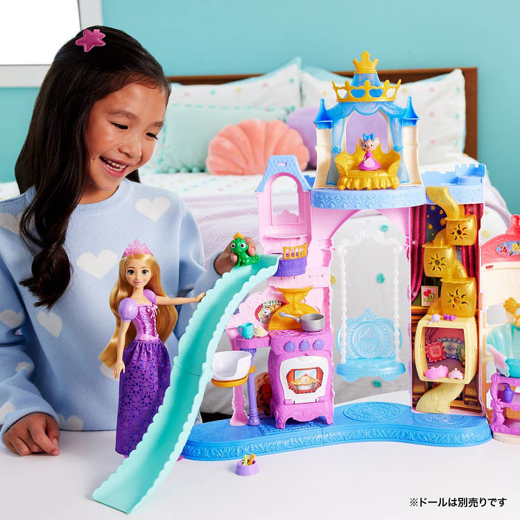 Disney Playset 知育玩具 ☆最終値下げ☆ ディズニープリンセス なかまがいっぱいのおしろ ドール別売 JBF96 ( 1