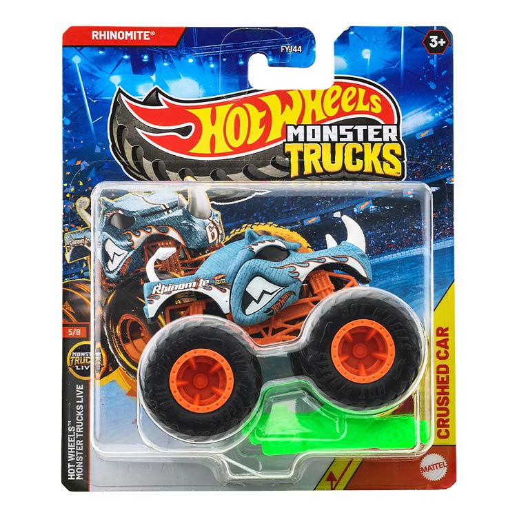 ホットウィール モンスタートラック 1：64 ライノマイト ミニカー