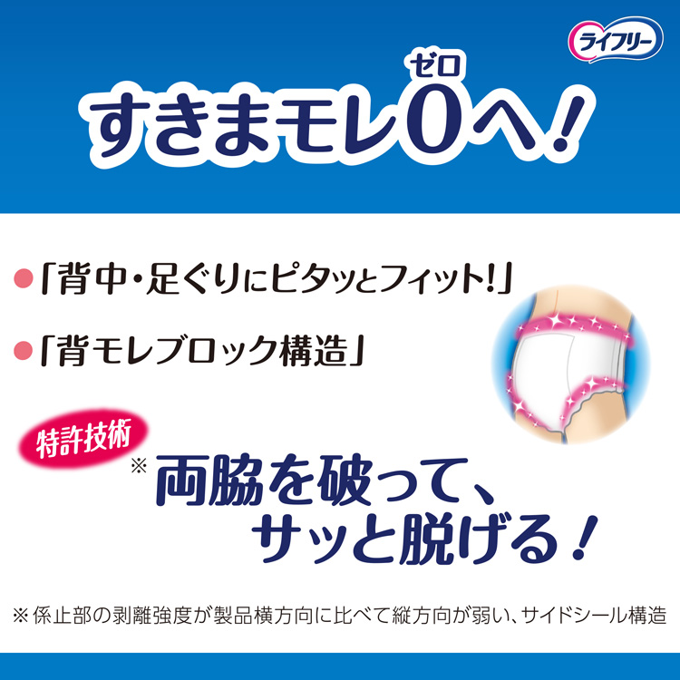 ライフリー パンツタイプ リハビリパンツ Mサイズ5回吸収 大人用