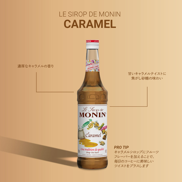 MONIN(モナン) キャラメル・シロップ ( 250ml )/ モナン