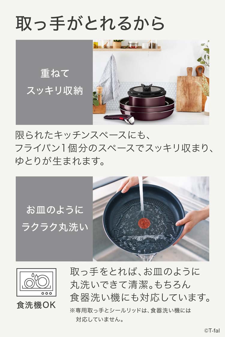 T-fal インジニオ・ネオ ヴィンテージボルドー・インテンス