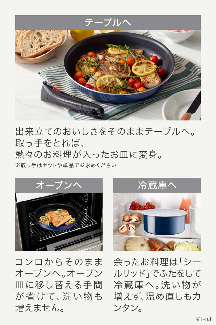 T-fal インジニオ・ネオ ロイヤルブルー・インテンス ソースパン