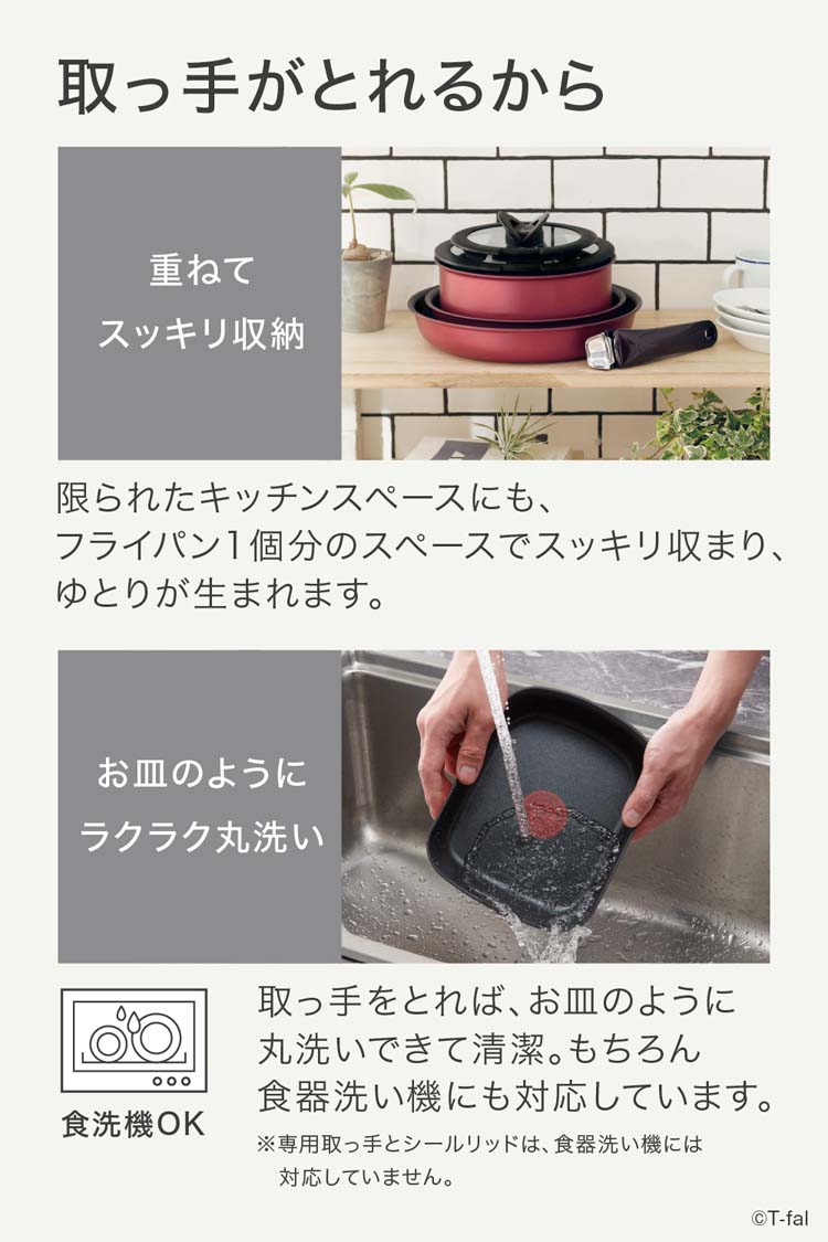 【新品迅速発送】t-fal ソースパン　IHアンリミテッド　モーヴレッド　2点 T-fal インジニオ・ネオ・モーヴレッドセット6 IH対応 | イオン