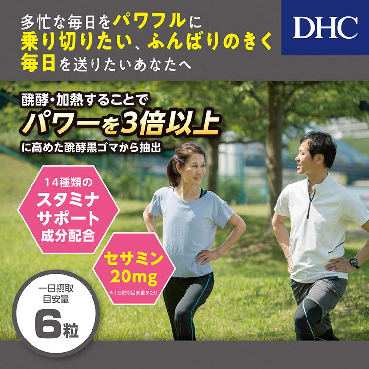 DHC 発酵黒セサミン+スタミナ 20日分 ( 120粒 )/ DHC サプリメント