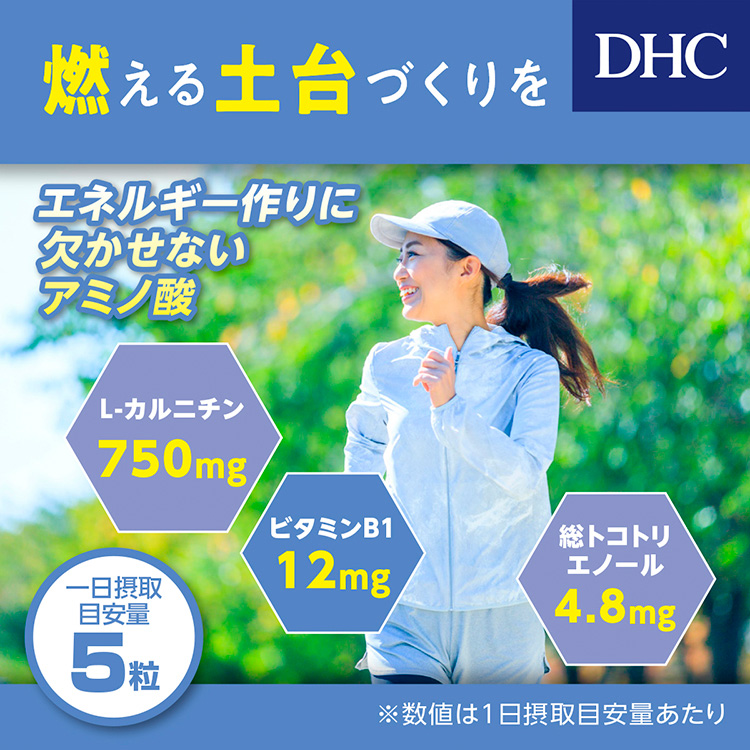 DHC カルニチン 20日 ( 100粒 )/ DHC サプリメント : 4511413404096