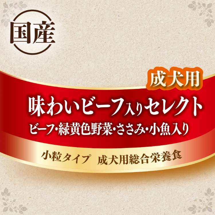 ドッグフード Daisy グラン・デリ カリカリ仕立て 成犬用 味わいビーフ入り セレクト